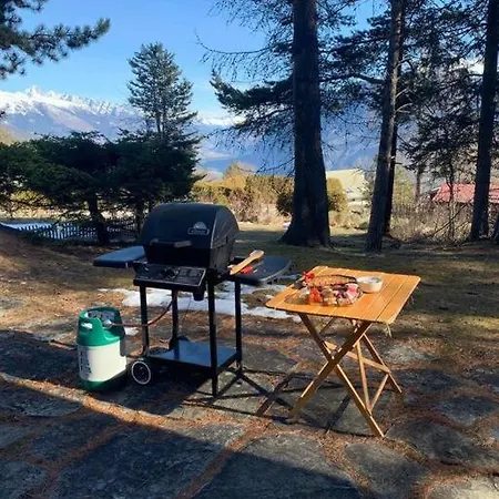 Prive Avec Vue Imprenable Sur Les Alpes 크란스몬타나