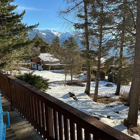 Chalé Prive Avec Vue Imprenable Sur Les Alpes